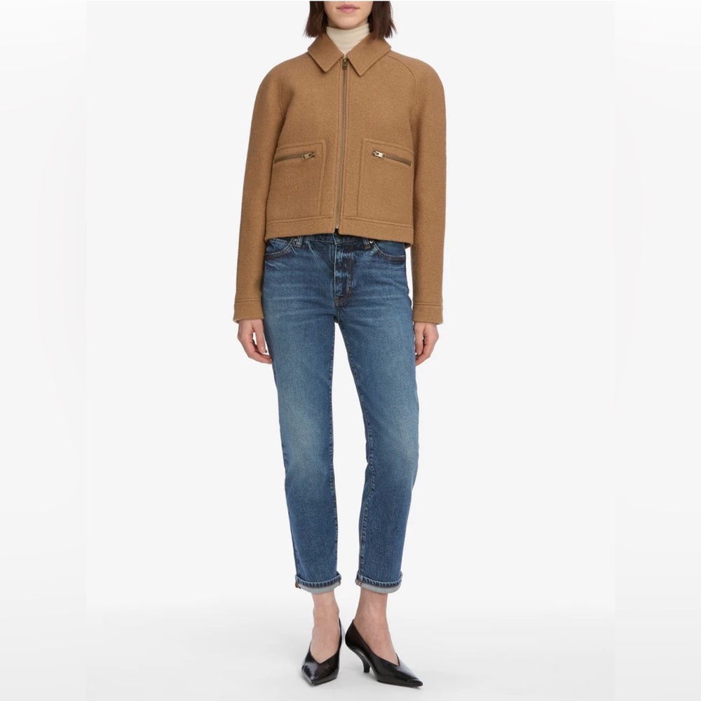 FRAME Denim The Borrowed Mid Rise Straight Leg - NWT